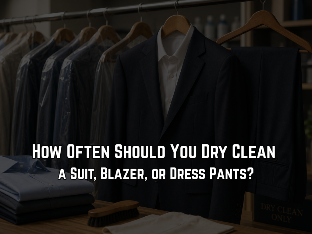 How Often Should You Dry Clean a Suit, Blazer, or Dress Pants